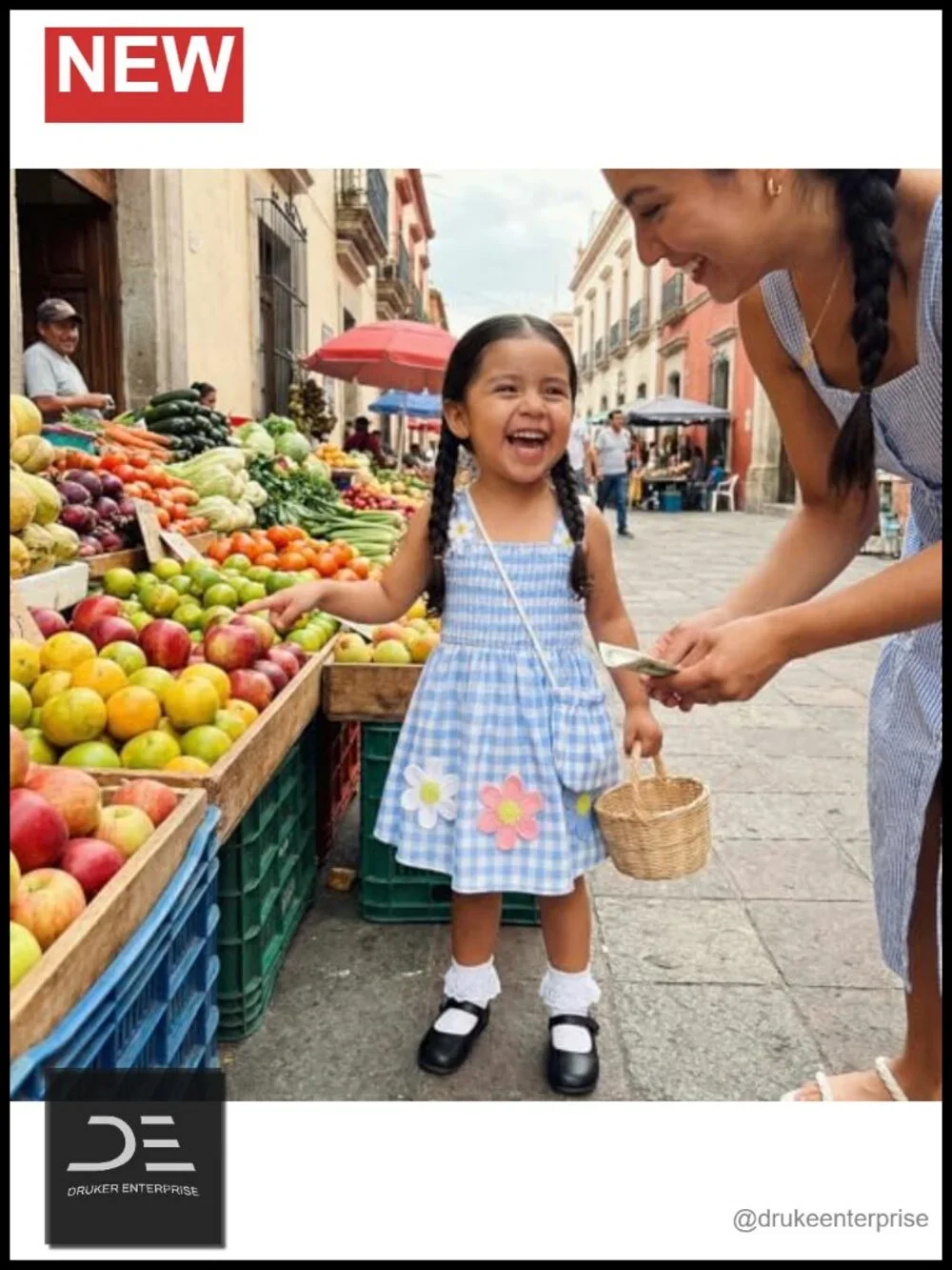 Toddler Girl Sleeveless Square Neck Floral Dress with Matching Bag